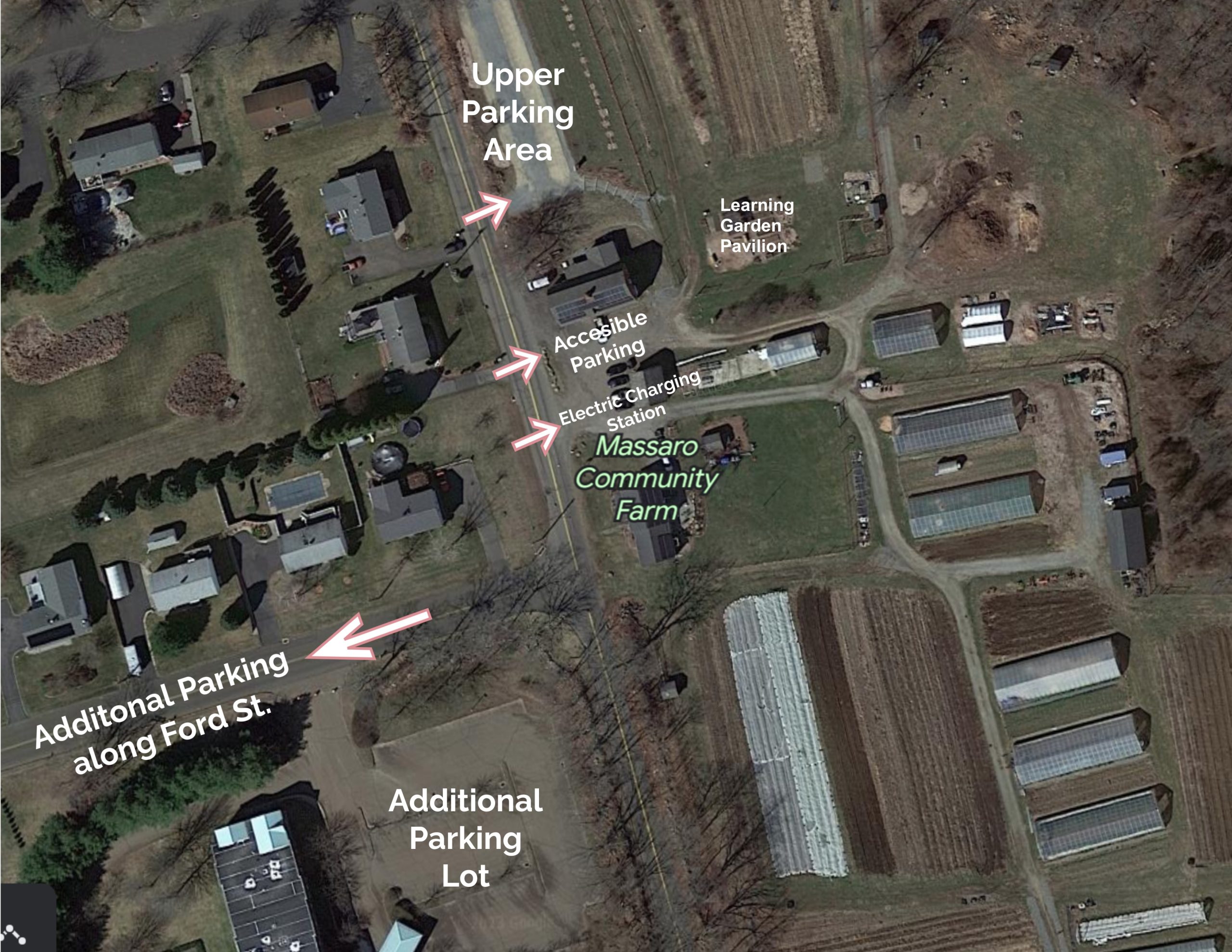 Parking Map for Massaro